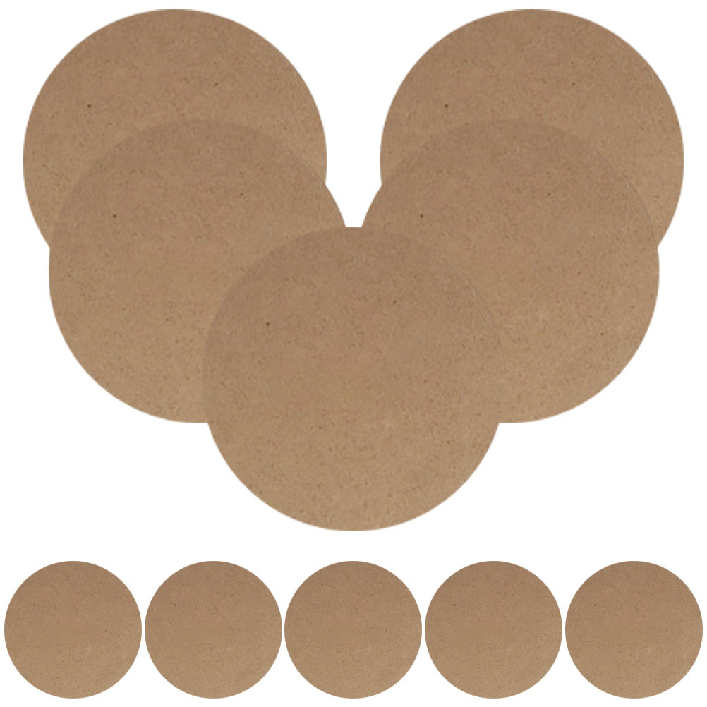 Art Craft Gift Ideas - 10 Stück Holz-Tonplatten mit Glatter Oberfläche,
