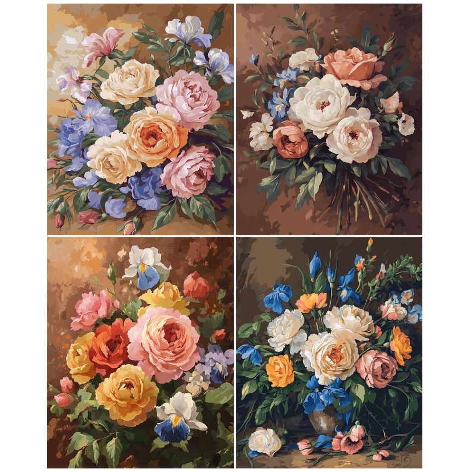 Art Craft Gift Ideas - CHENISTORY Blumen 5D Diamantmalerei-Sets für Erwachsene,