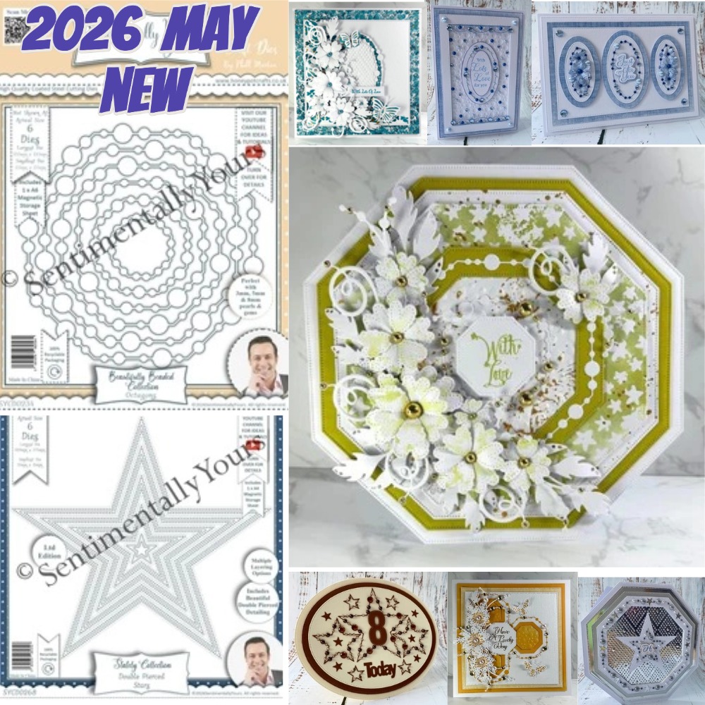 Stencil Cutting Plotter - Pentagramm Metall-Stanzformen Neuheit 2026 DIY-Formen Scrapbooking