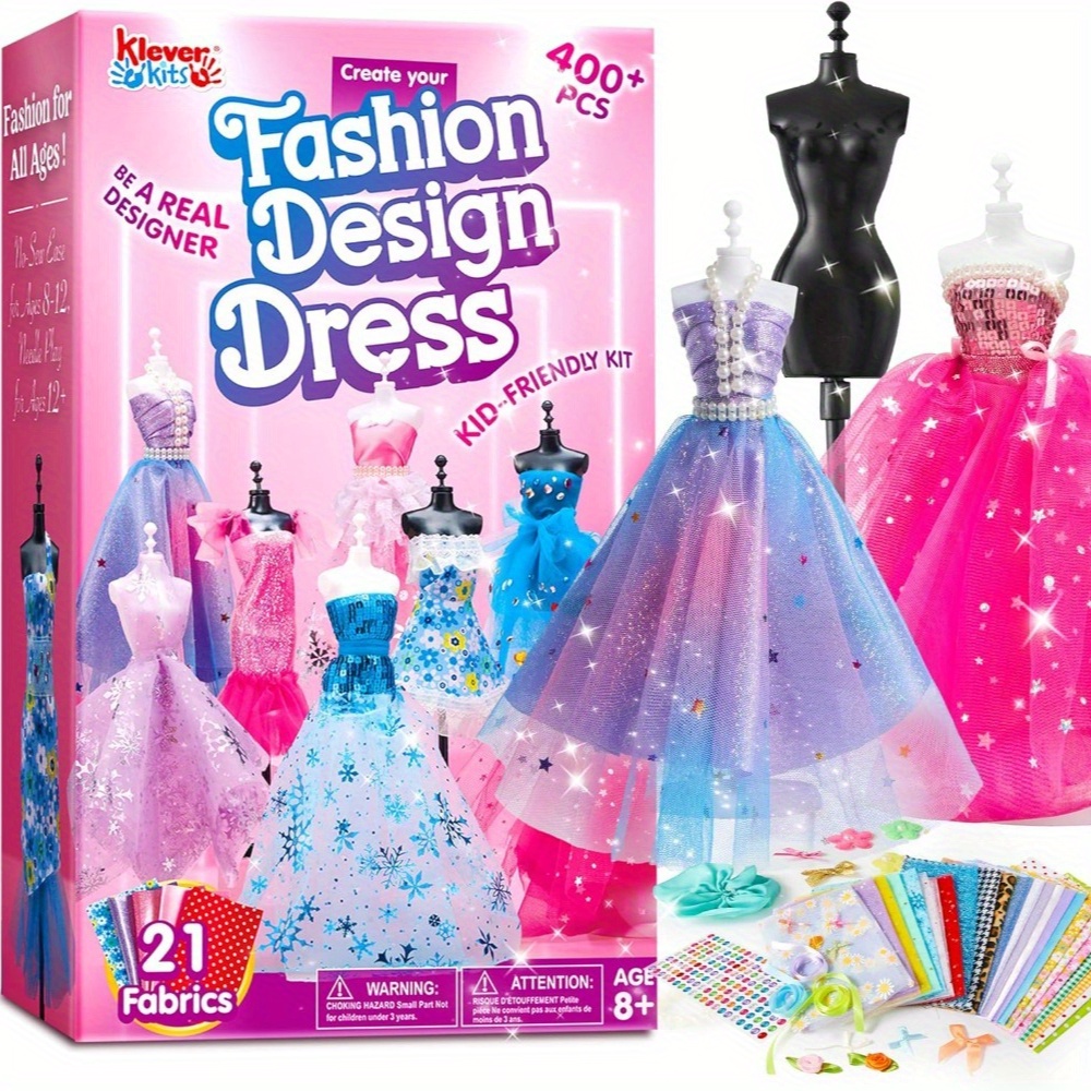 Art Craft And Design - JOYFY 400+PCS Modedesign-Bastelarbeiten für Kinder, Kunst-