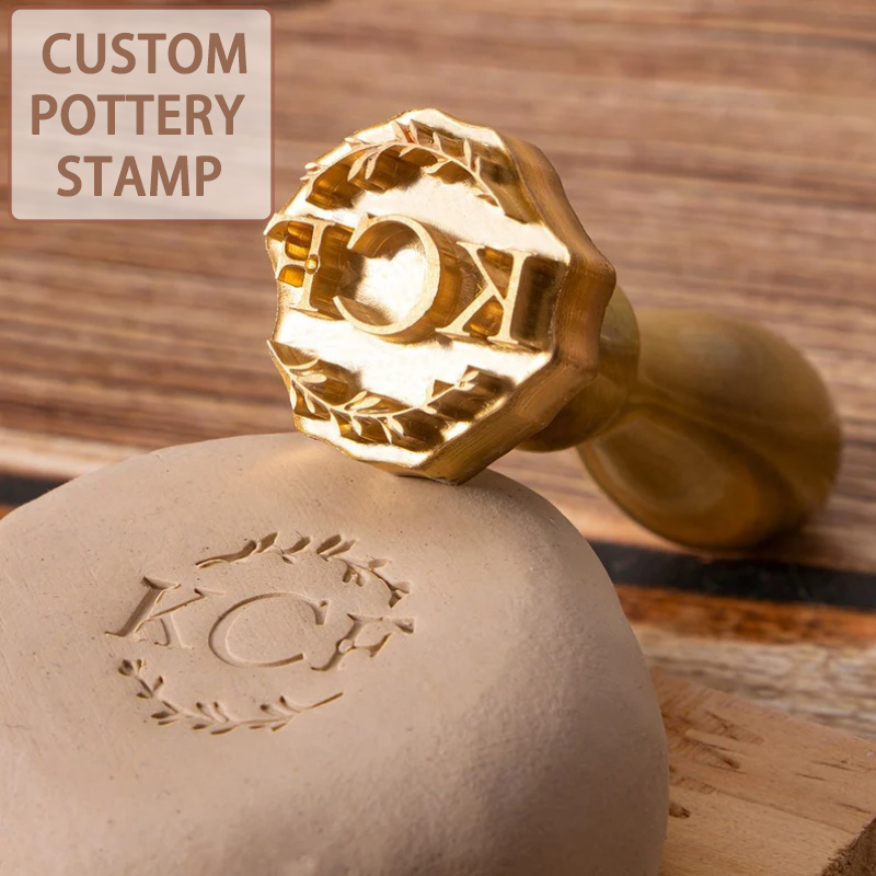 Art Craft Logo - Personalisierter Keramikstempel für Ton Individuelles Logo