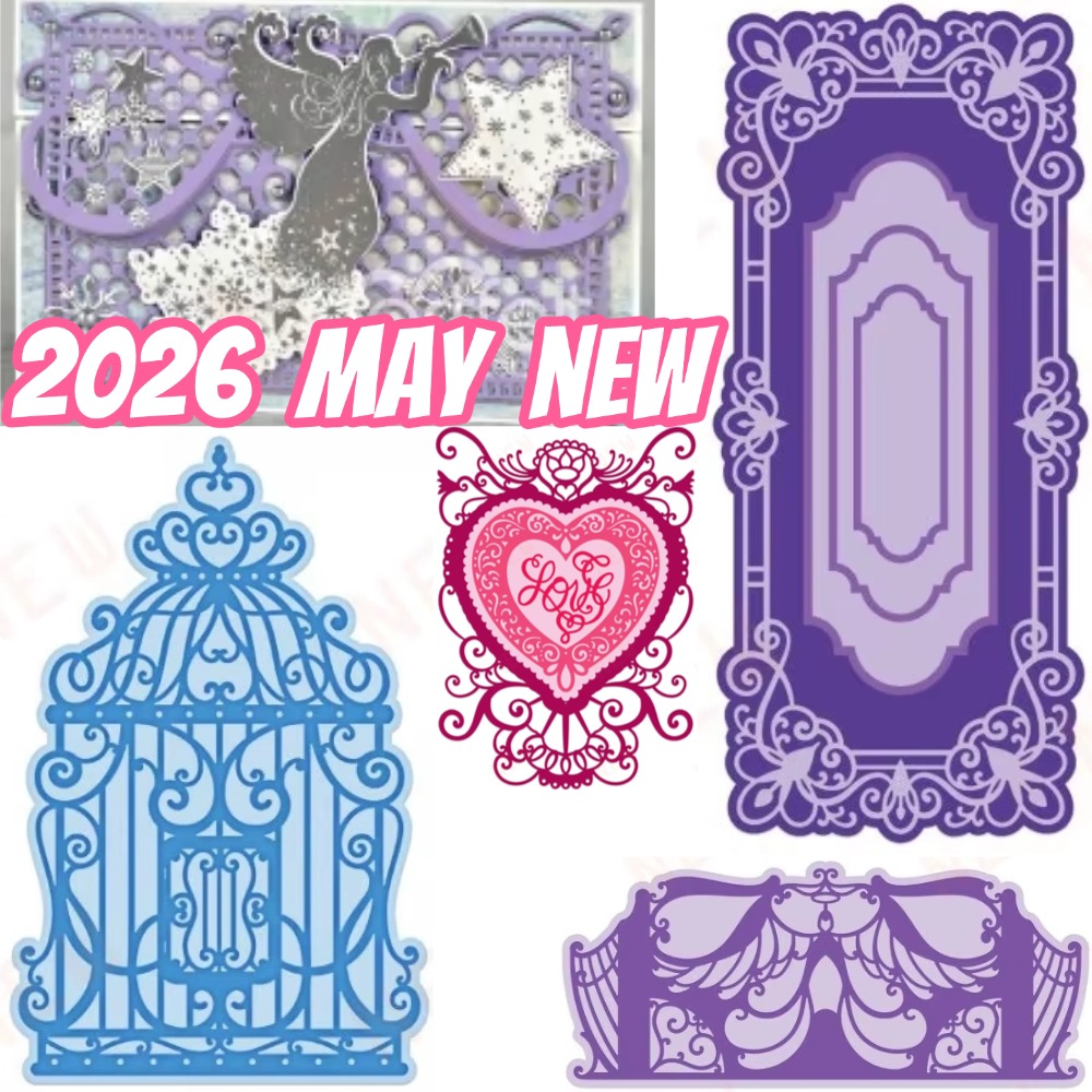Stencil Cutting Plotter - 2026 Flourish Companion Rahmen-Stanzformen Neuerscheinung DIY-Formen