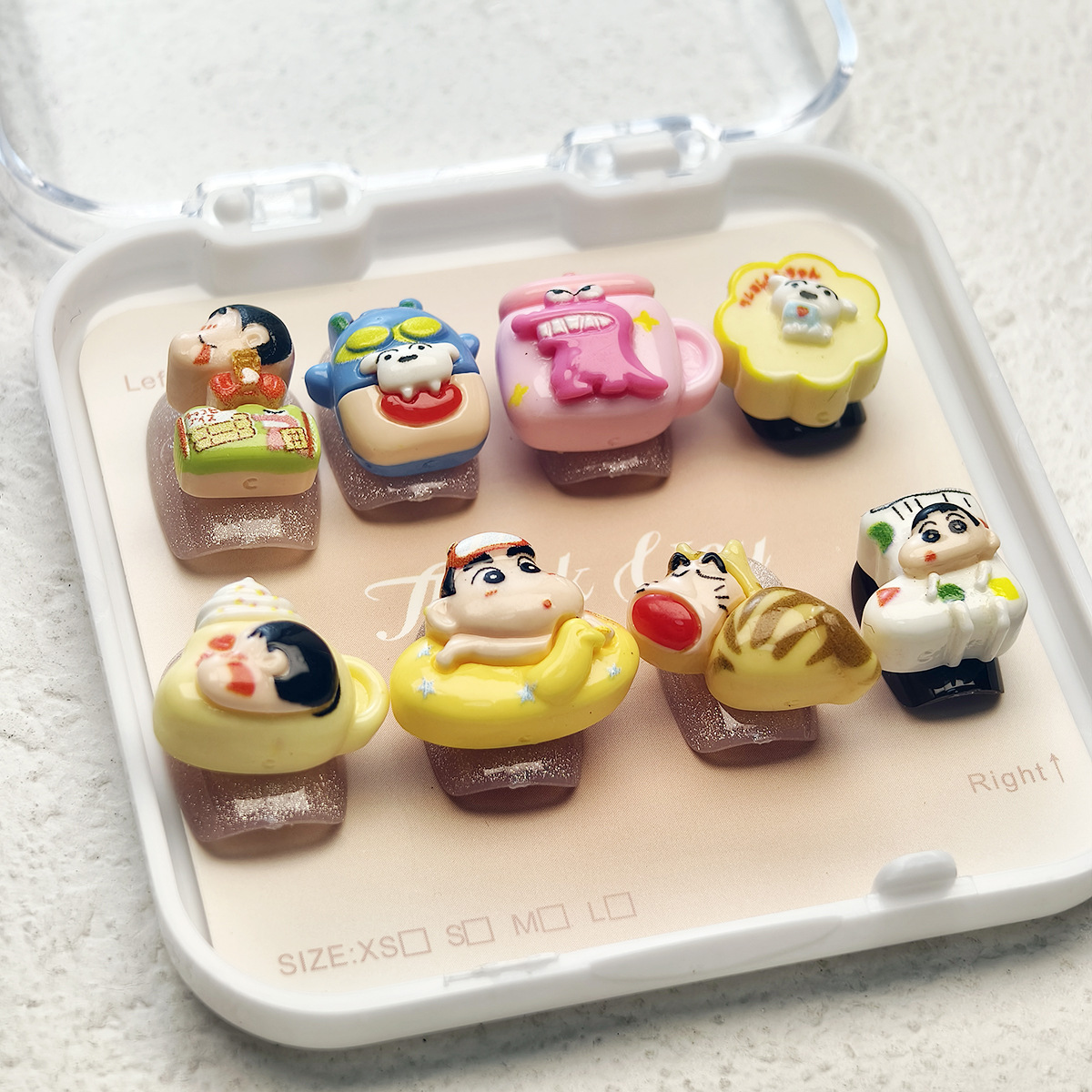 Art Craft Japan - 20 Stück Harz Mini Crayon Shin-chan