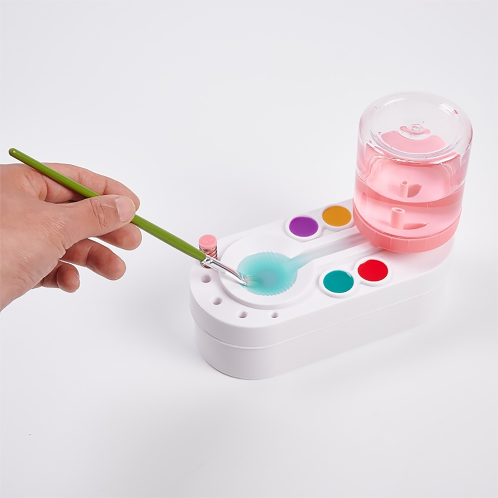 Watercolor Brush Pen - Pinsel Reiniger Mit Ablauf Taste Wasser