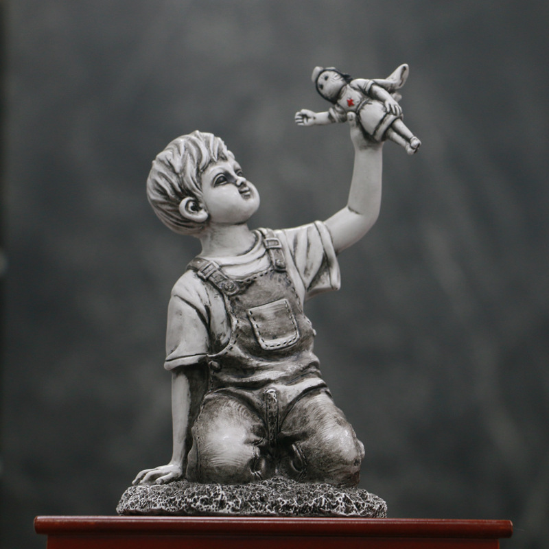 Art And Craft For Mother'S Day - Banksy Statuette Kunsthandwerk Tribut an Krankenschwestern