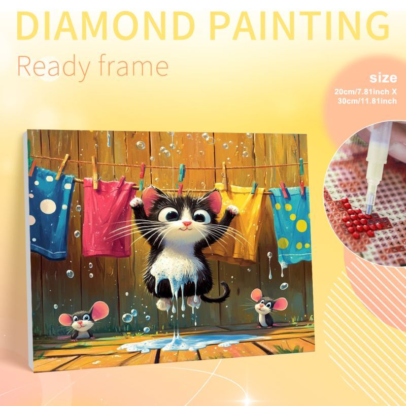 Art Craft Gift Ideas - PhotoCustom Mouse 5D-Diamantmalerei-Sets für Erwachsene, zum