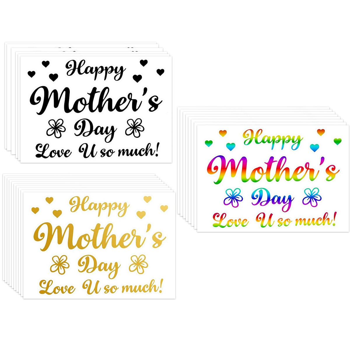 Art And Craft For Mother'S Day - Muttertags-Party-Ballon-Aufkleber, transparente Blasenfenster-Aufkleber, DIY-Dekoration, Wandkunst für