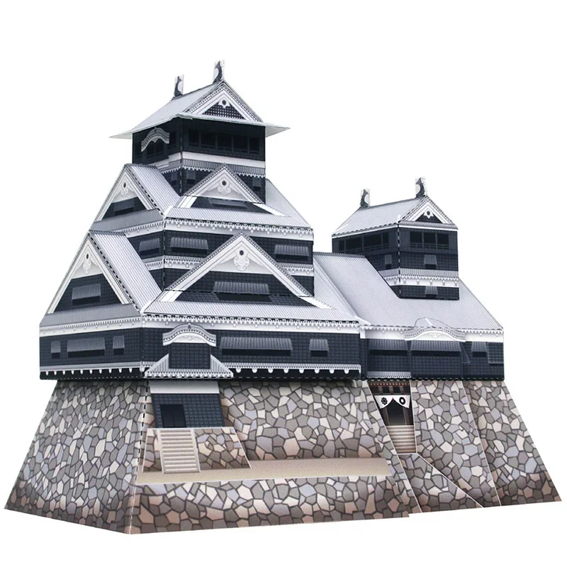 Art Craft Japan - Japan Kumamoto Schloss Falten Mini 3D