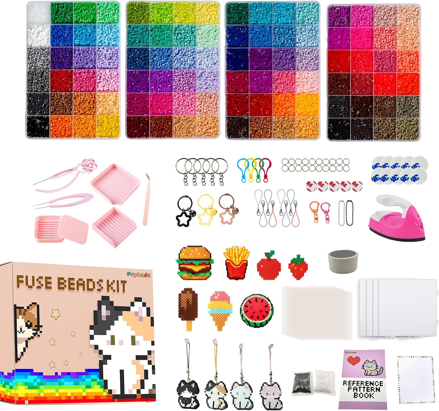 Art Craft Kit - Perlen-Bastelset – Einfaches DIY-Set – 96
