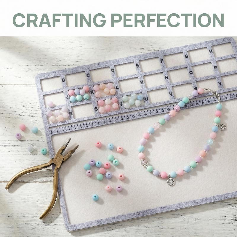 Filz-Perlenmatte, rechteckige  – Art Craft And Design Bewertung und Preis