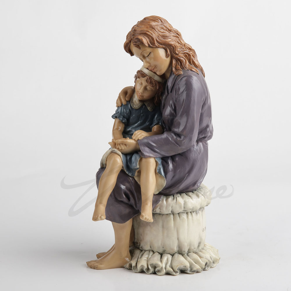 Harz-Figur Mutter und Tochter  – Art And Craft For Mother'S Day Bewertung und Preis