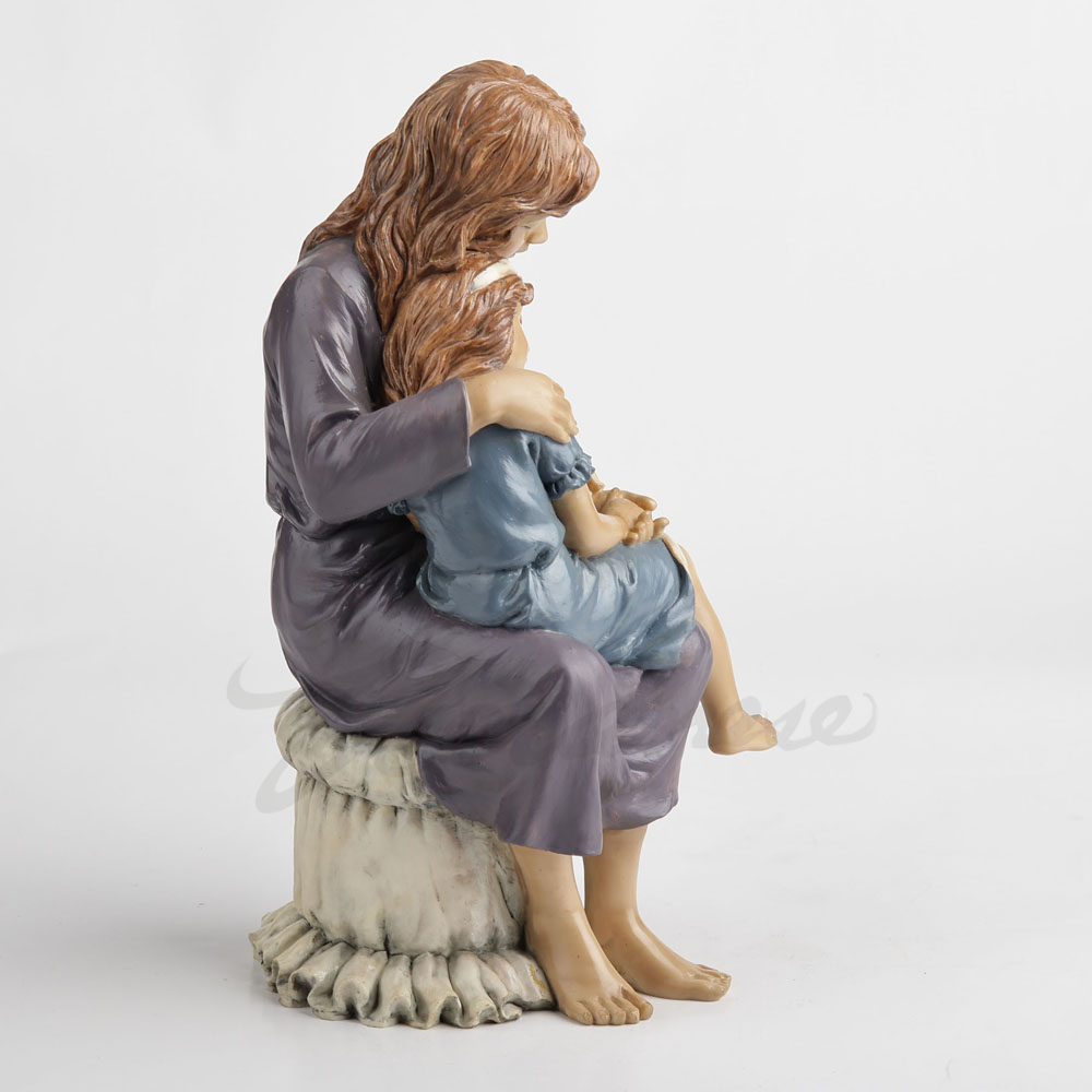 Harz-Figur Mutter und Tochter  – Art And Craft For Mother'S Day Bewertung und Preis