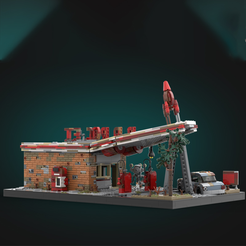 2168-teiliges MOC Red Rocket F – Art And Craft Rocket Bewertung und Preis