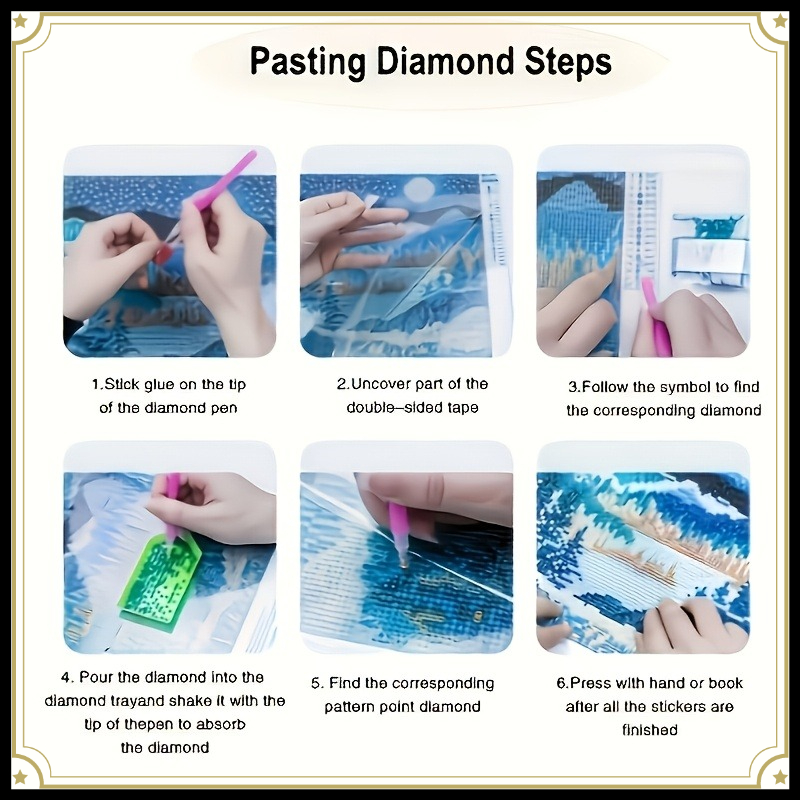 Vollständiges Rundes Diamant-M – Art Craft Gift Ideas Bewertung und Preis