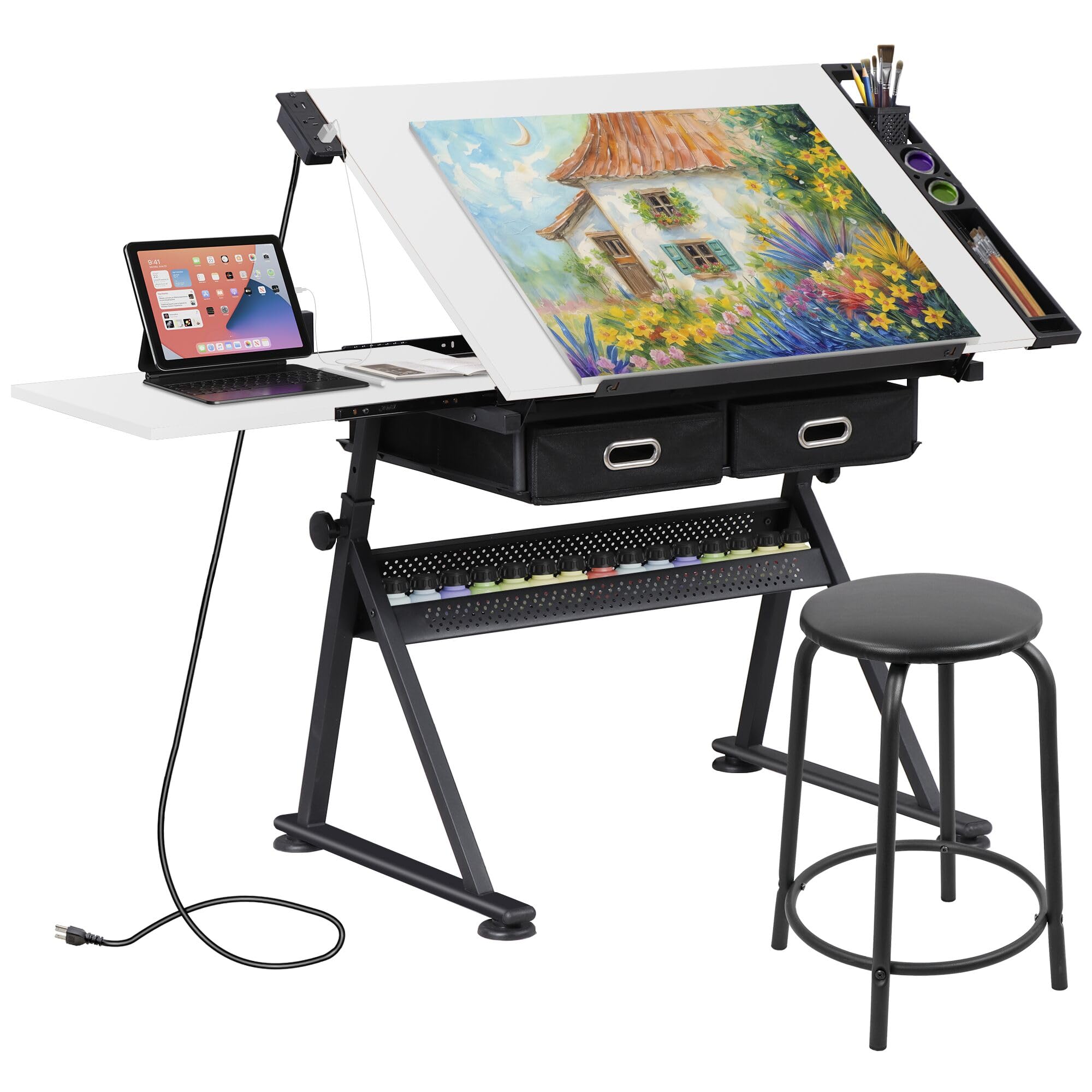 Verstellbarer Zeichentisch mit – Art Crafting Bewertung und Preis