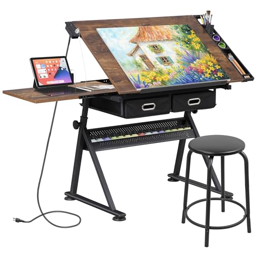 Verstellbarer Zeichentisch mit – Art Crafting Bewertung und Preis
