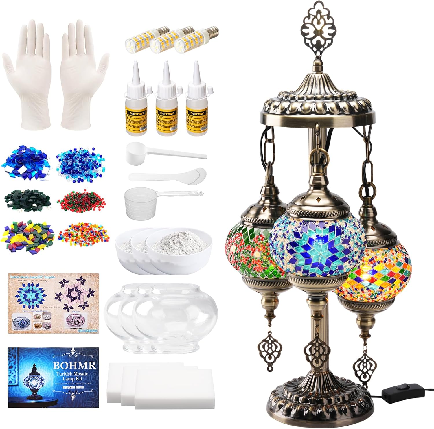 DIY 3-Kugel Türkisches Mosaik- – Art Crafting Bewertung und Preis