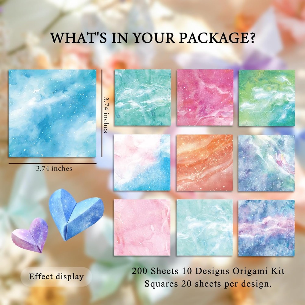 Doppelseitiges Origami-Papier  – Art Craft And Design Bewertung und Preis