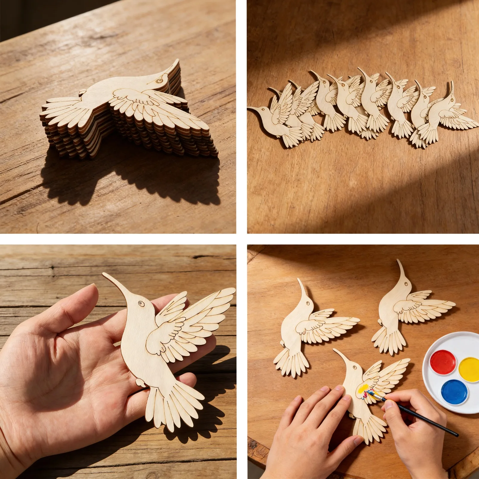 10 Stück Unfertige Holz-Tierfi – Art Crafting Bewertung und Preis