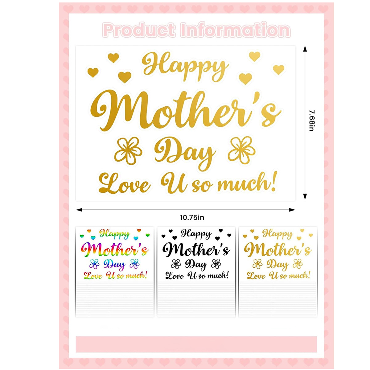 Muttertags-Party-Ballon-Aufkle – Art And Craft For Mother'S Day Bewertung und Preis