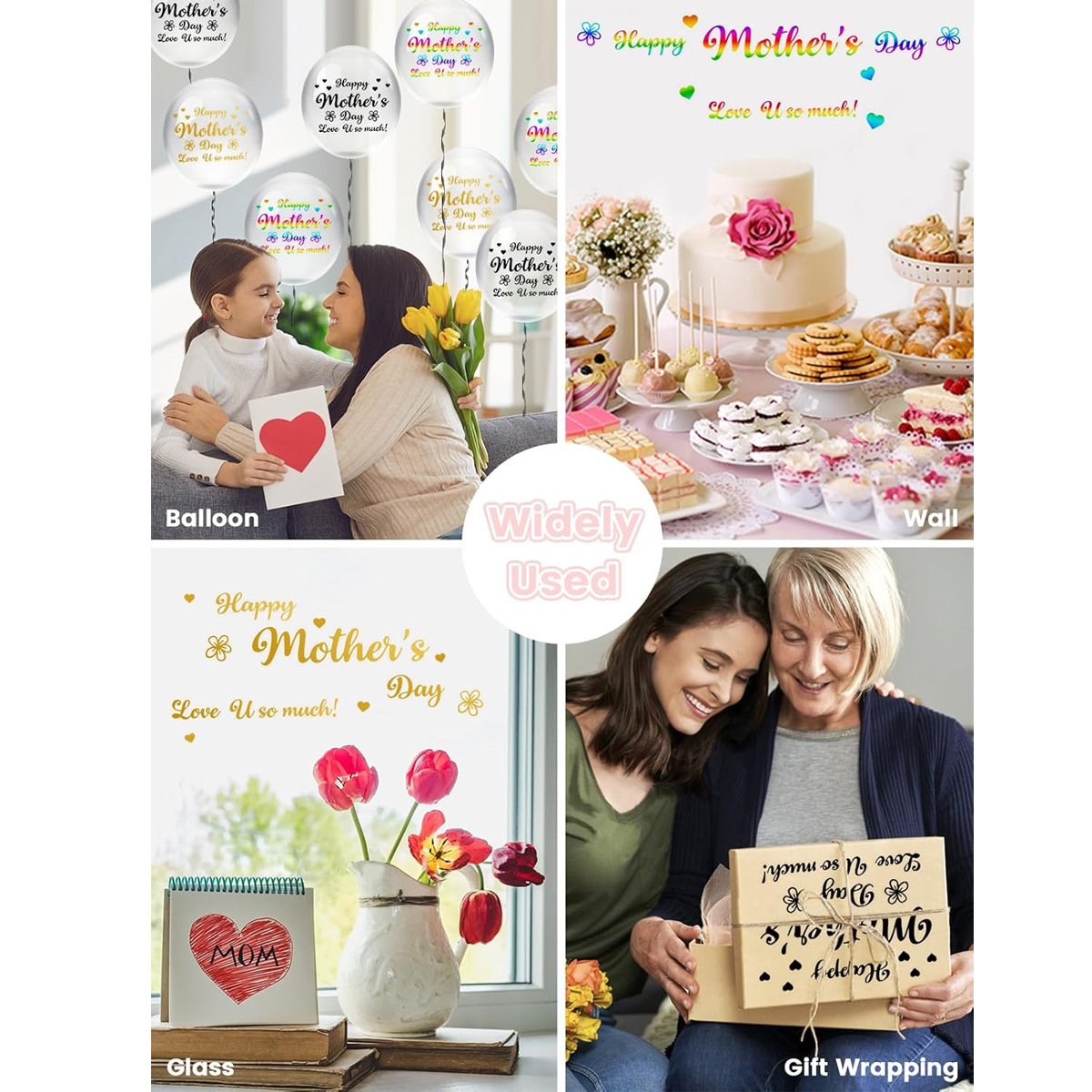 Muttertags-Party-Ballon-Aufkle – Art And Craft For Mother'S Day Bewertung und Preis