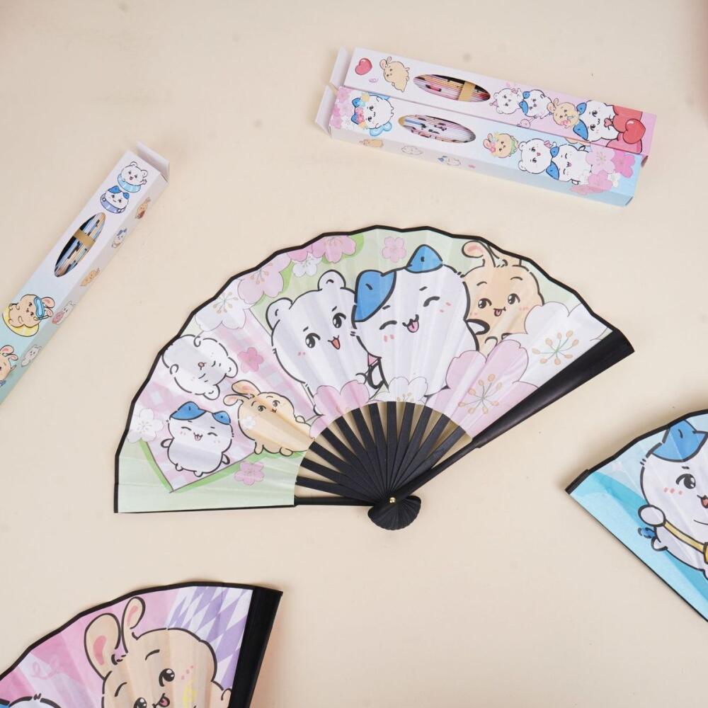 Kawaii Faltfächer Chiikawa Som – Art Craft Japan Bewertung und Preis