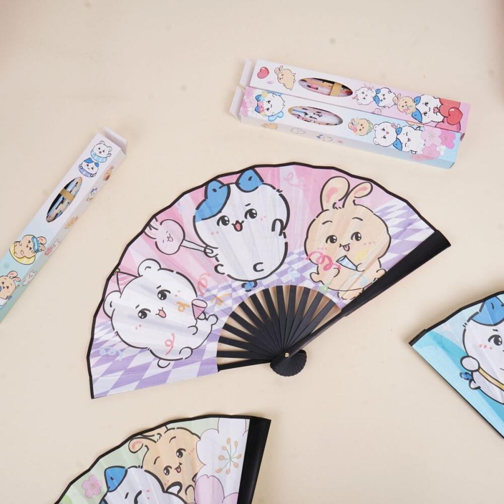 Kawaii Faltfächer Chiikawa Som – Art Craft Japan Bewertung und Preis