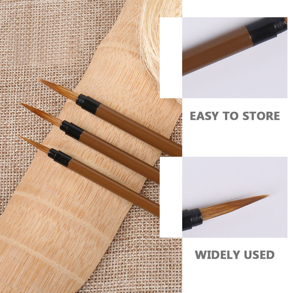 3 Stück Wolfshaar-Linienzeichn – Watercolor Brush Pen Bewertung und Preis