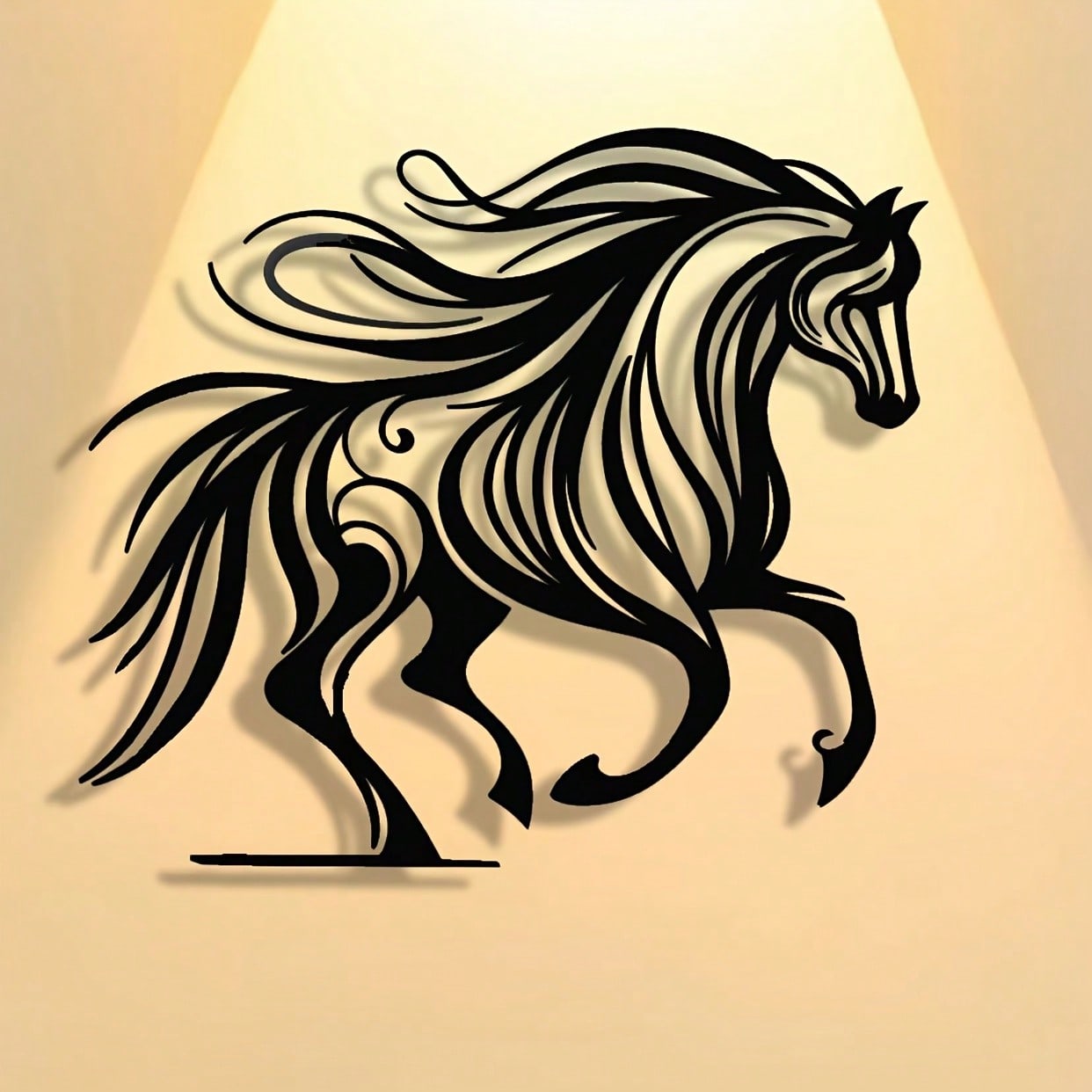 Pferderennen-Metallwandkunst,  – Art Craft Logo Bewertung und Preis