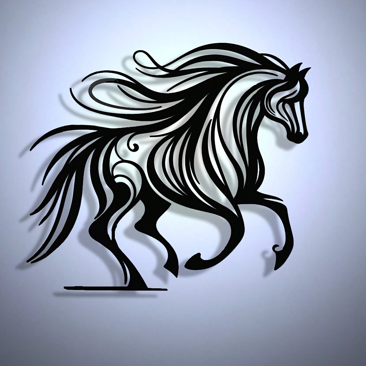 Pferderennen-Metallwandkunst,  – Art Craft Logo Bewertung und Preis