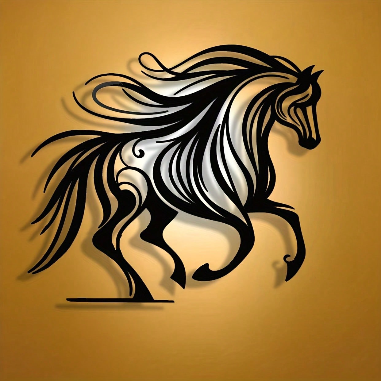 Pferderennen-Metallwandkunst,  – Art Craft Logo Bewertung und Preis