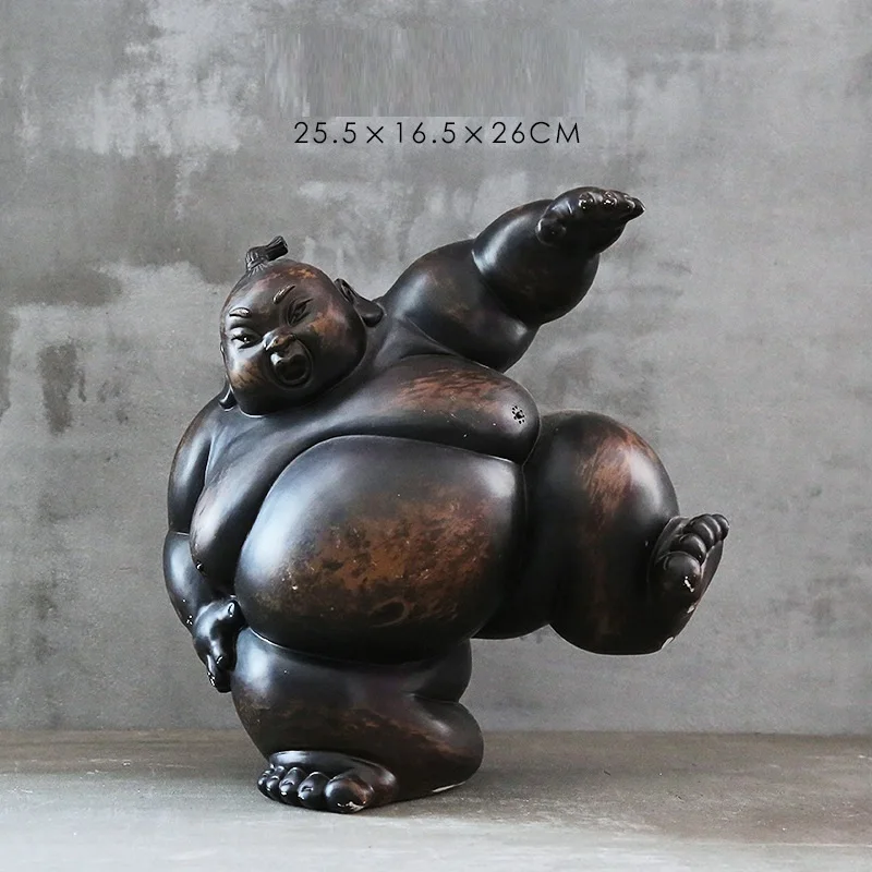Japanische Sumo-Figur, abstrak – Art Craft Japan Bewertung und Preis